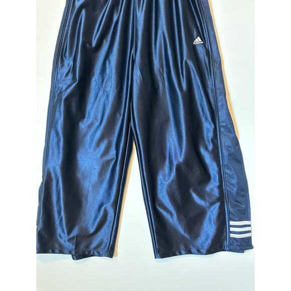 Adidas Y2K Vintage Snap Leg Breakaway Soccer Track Pants Blue Size XL - Picture 5 of 12